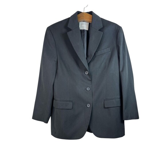 Everlane The Oversized Blazer in Buttersmooth, Black, 8, EUC - Picture 2 of 16